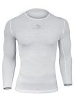 KOSZULKA BASE LAYER DŁUGI REKAW UNISEX BIAŁY XXL