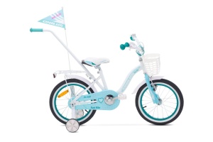 ROWER ONILUS KATI GIRL 16" BIAŁO/MIĘTOWY POŁYSK 2022  