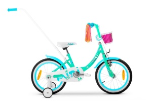 ROWER TABOU MINI ALU 16" MIĘTOWO/NIEBIESKI 2023  