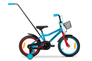 ROWER TABOU ROCKET ALU 18" NIEBIESKO/CZERWONY 2023  