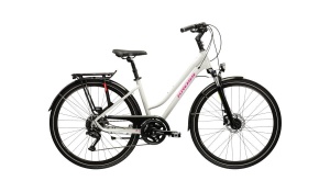 ROWER KROSS TRANS 5.0 DAMSKI SZARO/RÓŻOWY POŁYSK L 2025  