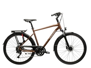 ROWER KROSS TRANS 5.0 MĘSKI BRĄZOWO/SREBRNY POŁYSK M 2025  