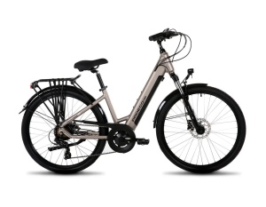 ROWER ELEKTRYCZNY PROECO WAVE AN 1.0 26" SZAMPAŃSKI 16" S BATERIA 504Wh 2025  