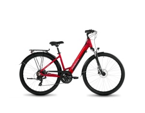 ROWER ELEKTRYCZNY PROECO WAVE AN 1.0 26" CZERWONY 16" S BATERIA 504Wh 2025 