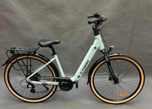 ROWER ELEKTRYCZNY STORM E-DIAMOND PRO 1.0 JASNA OLIWKA 17" 504 Wh 2025    