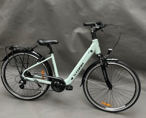 ROWER ELEKTRYCZNY STORM E-DIAMOND PRO 1.0 VBR JASNA OLIWKA 17" 504 Wh 2025  