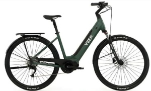 ROWER ELEKTRYCZNY VEER VOLTIA ZIELONY 17" BATERIA 630 WH 2026 
